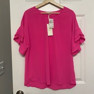 Nordstrom Rack Pleione Bright Pink Top